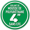 2 pouces isolant
