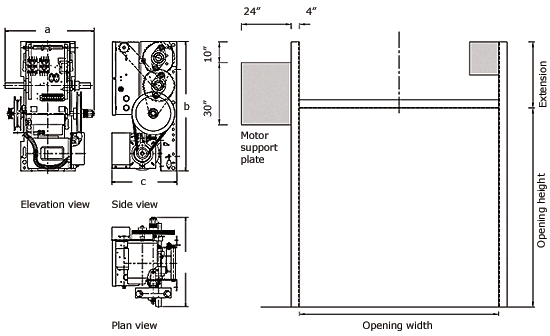 Jackshaft operator