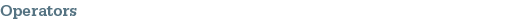 Operators